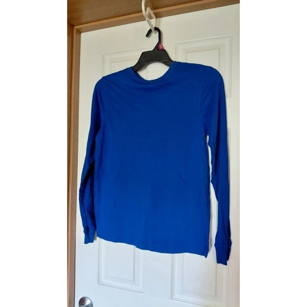 George Royal Blue long sleeve tee-S